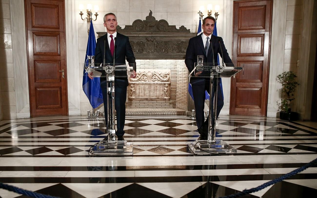 Mitsotakis To Nato Sg Greece Condemns Border Violations In Northern