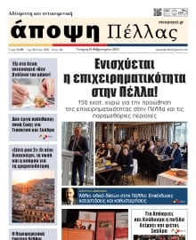 ΑΠΟΨΗ ΠΕΛΛΑΣ